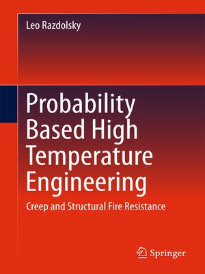 cover image of Probability Based High Temperature Engineering